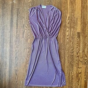 Vintage JackieO! Purple Striped Dress